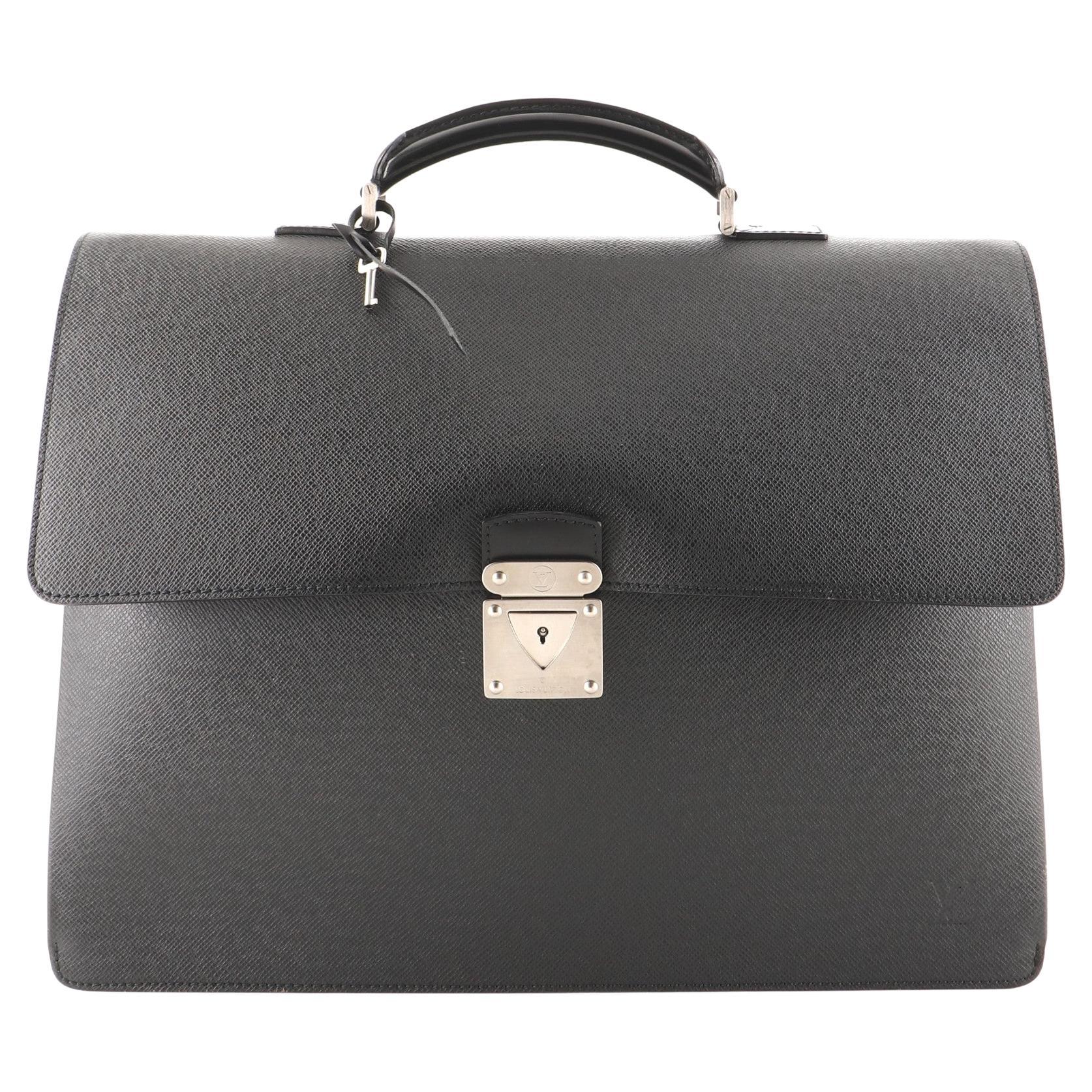 Louis Vuitton Neo Robusto 2 Briefcase Taiga Leather
