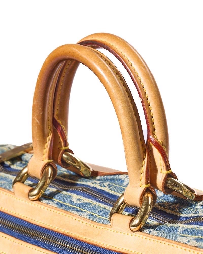 Louis Vuitton Neo Speedy 30 Denim Monogram Azzurro Borsa a mano en vente 6