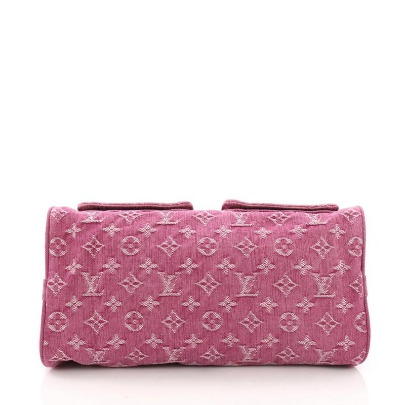Pink Louis Vuitton Neo Speedy Bag Denim