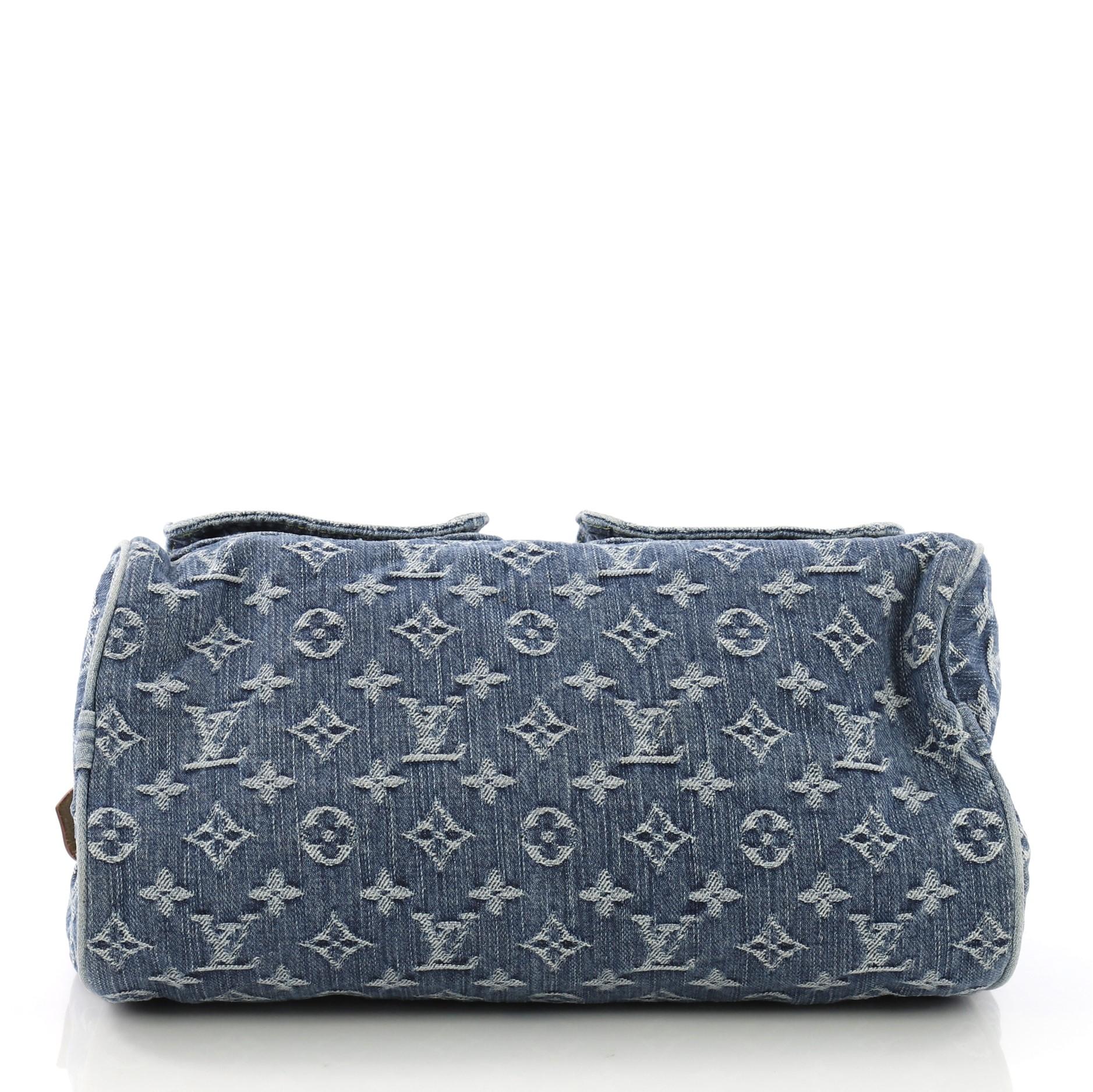 Women's Louis Vuitton Neo Speedy Bag Denim