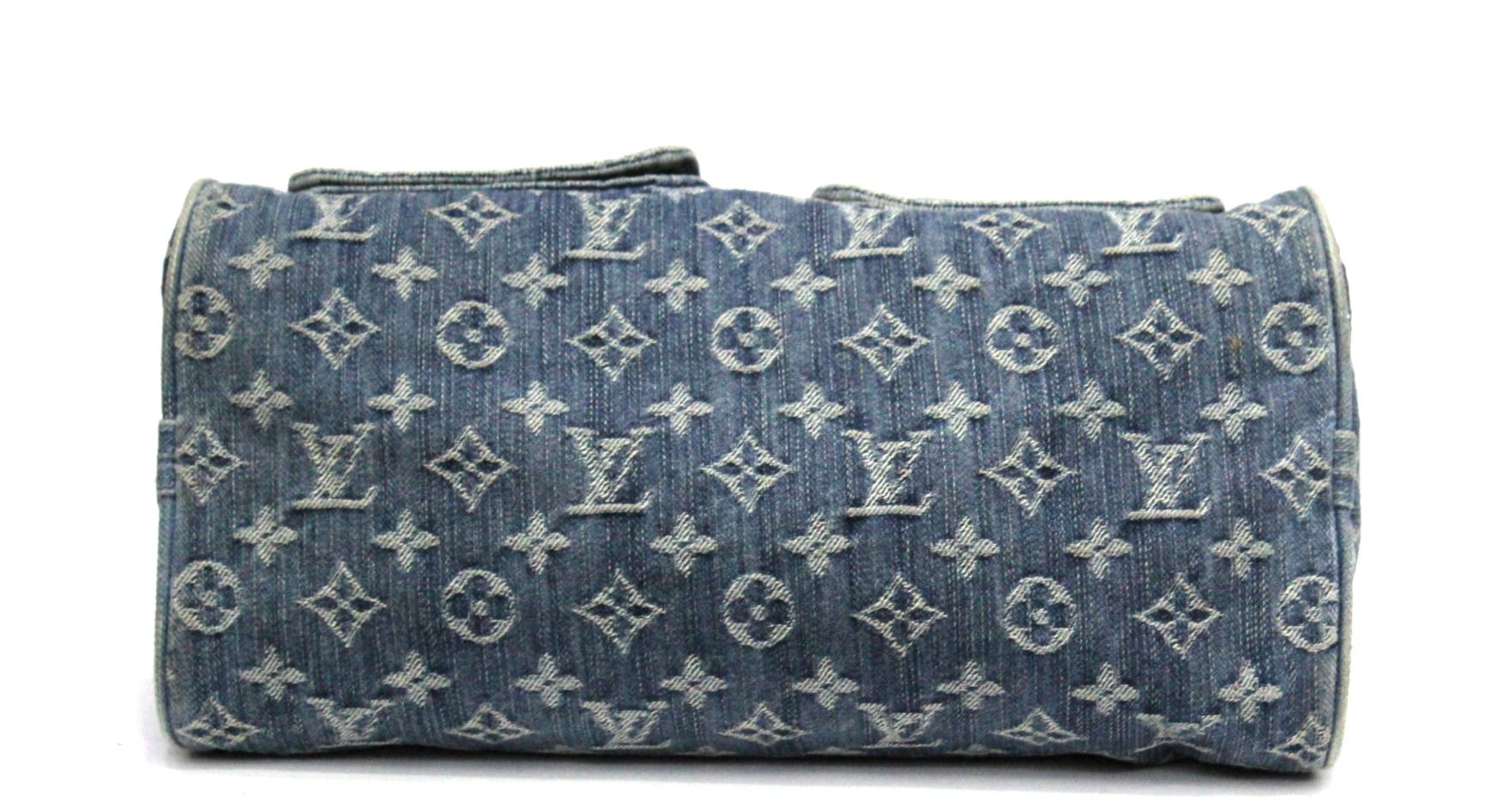 Louis Vuitton Neo Speedy Denim Monogram Canvas In Good Condition In Torre Del Greco, IT