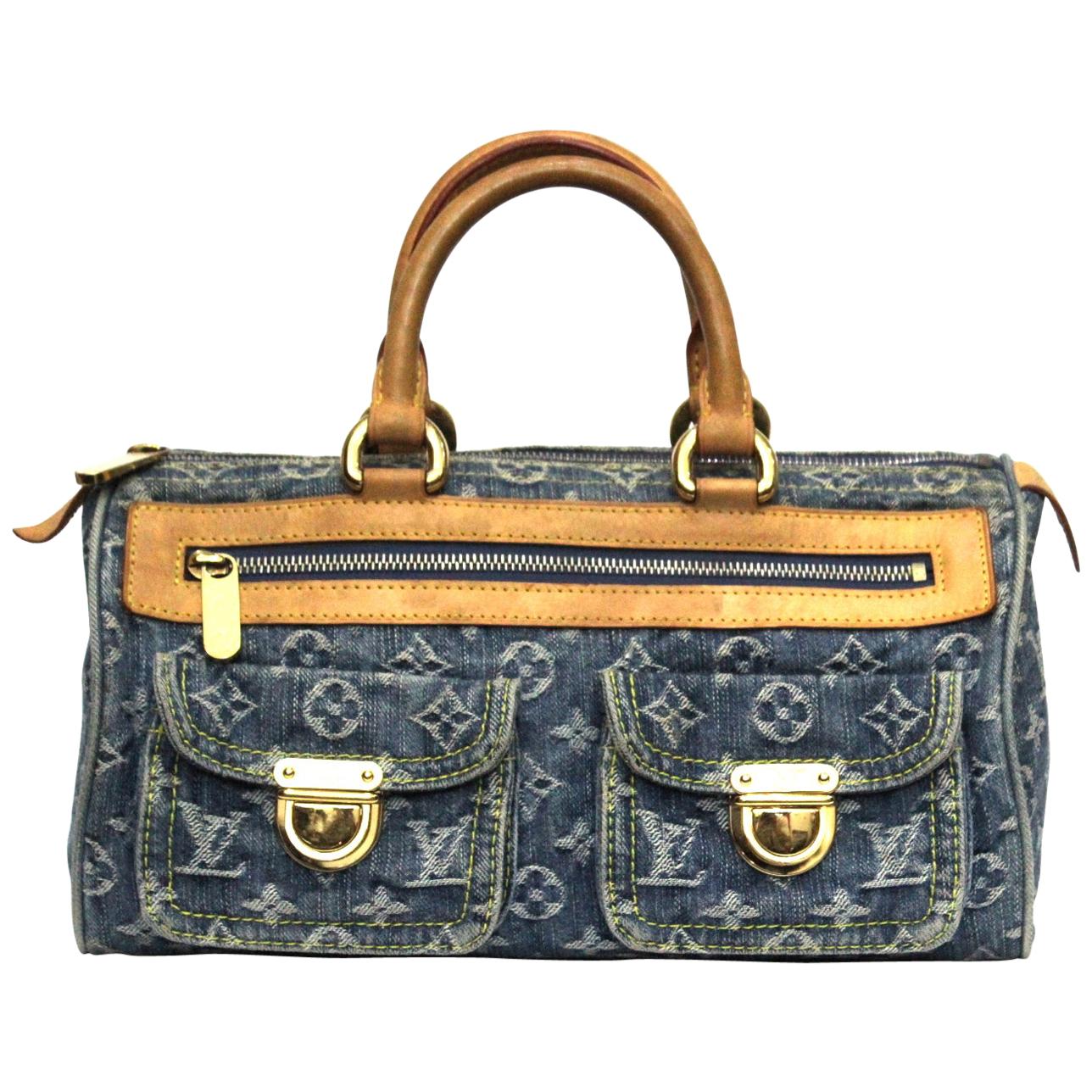 Louis Vuitton Monogram Denim Neo Speedy - For Sale on 1stDibs