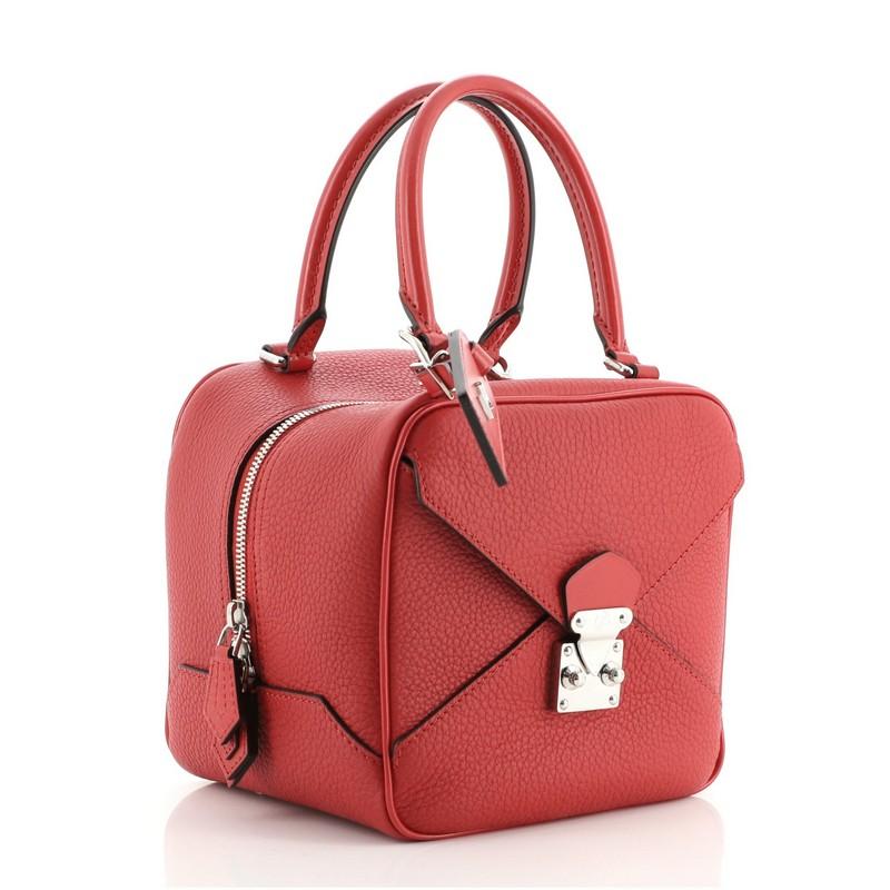 Louis Vuitton Neo Quadratische Tasche Taurillon Leder (Rot)