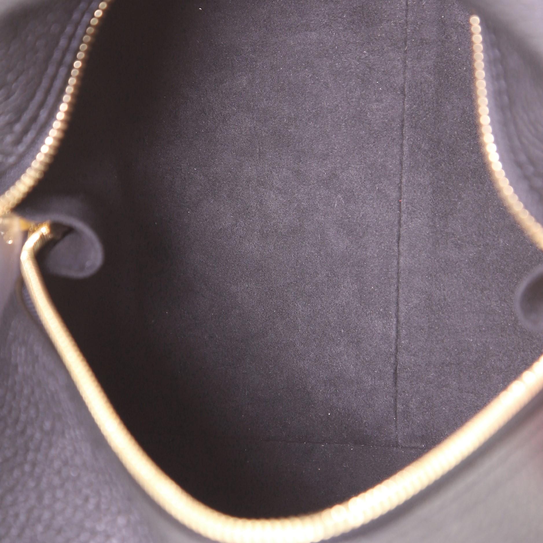 Black Louis Vuitton Neo Square Bag Taurillon Leather