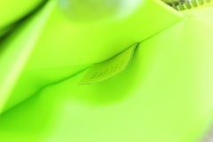Louis Vuitton Neon Green Damier Infini Leather Trousse Cosmetic Pouch 5LK0223