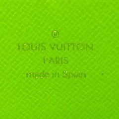 Louis Vuitton Neon Green Stephen Sprouse Graffiti Long Zippy Wallet Zip Around