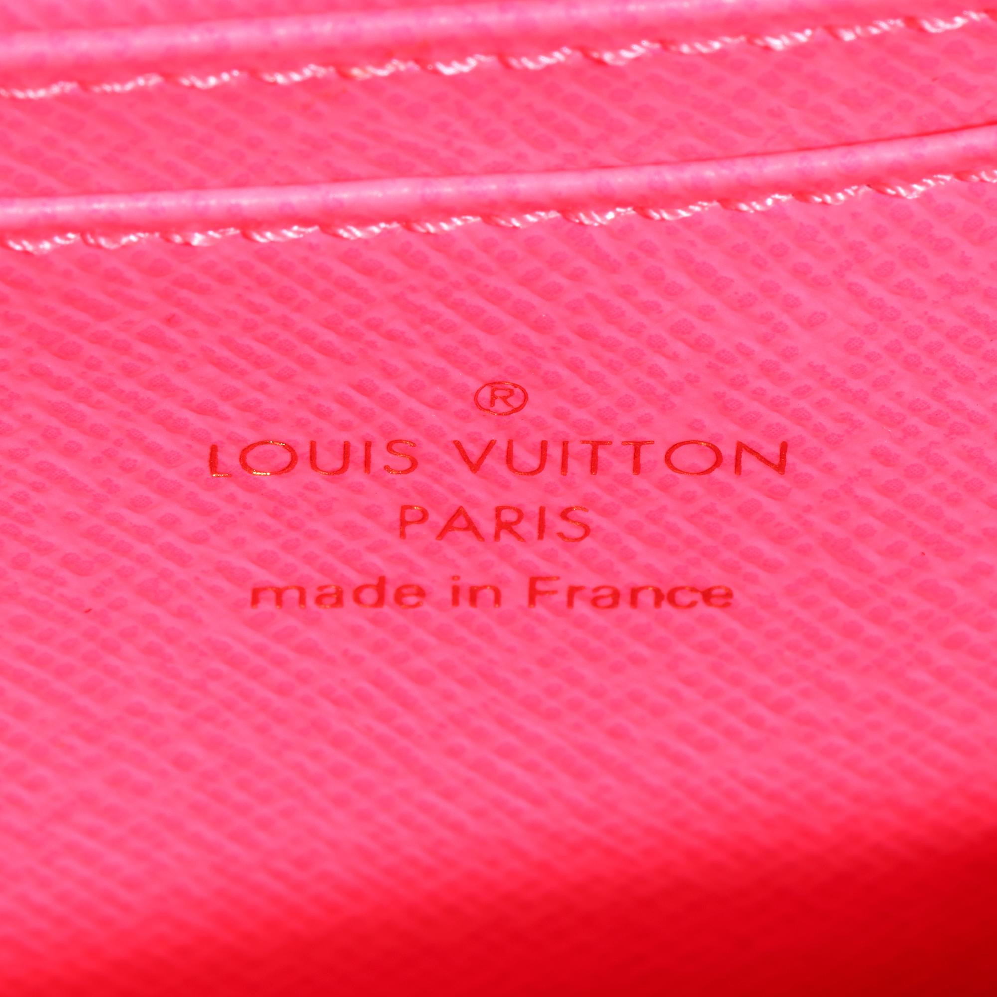 Louis Vuitton Neon Pink Monogram Coated Canvas Stephen Sprouse Compact Wallet  In Excellent Condition In Bishop's Stortford, Hertfordshire
