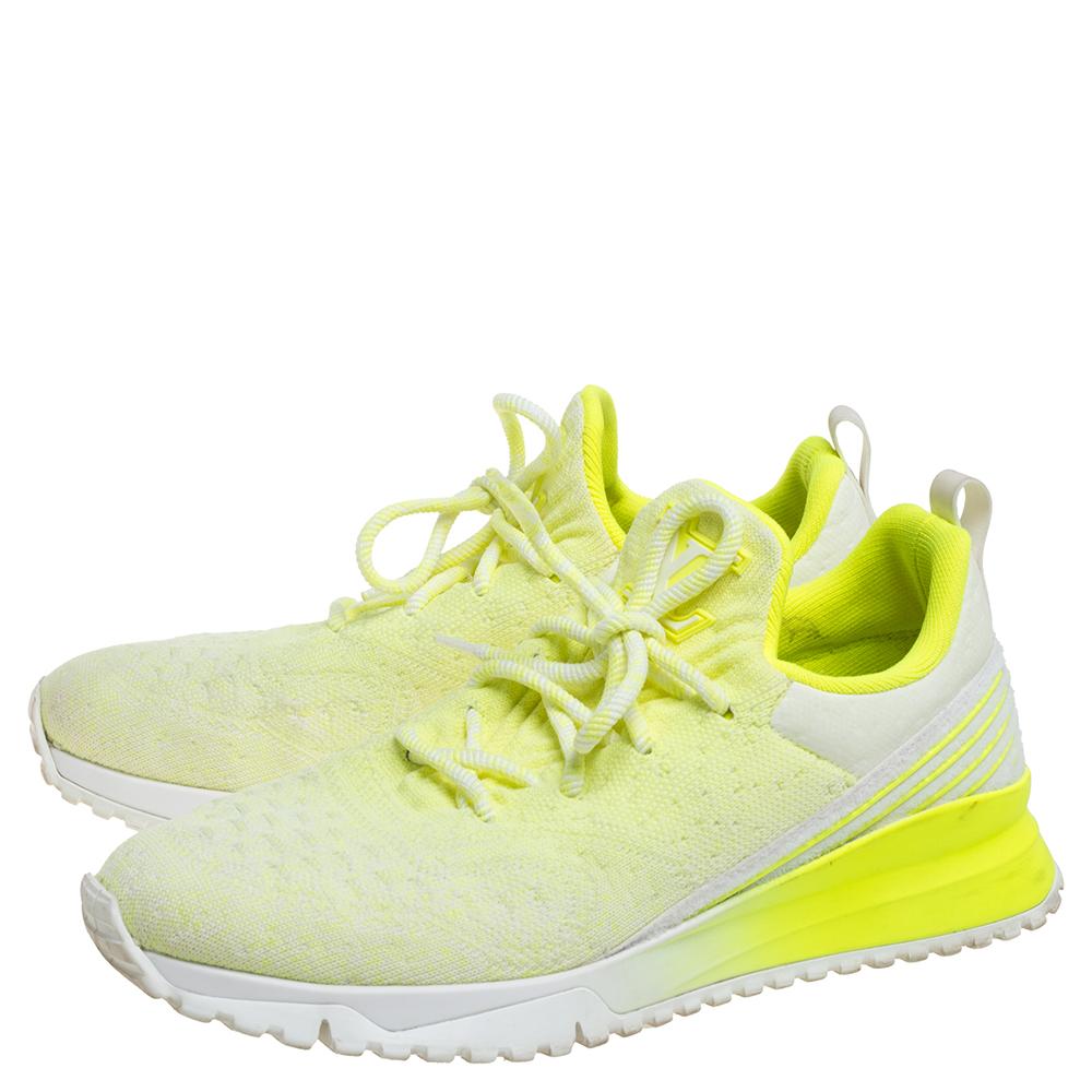 yellow lv shoes