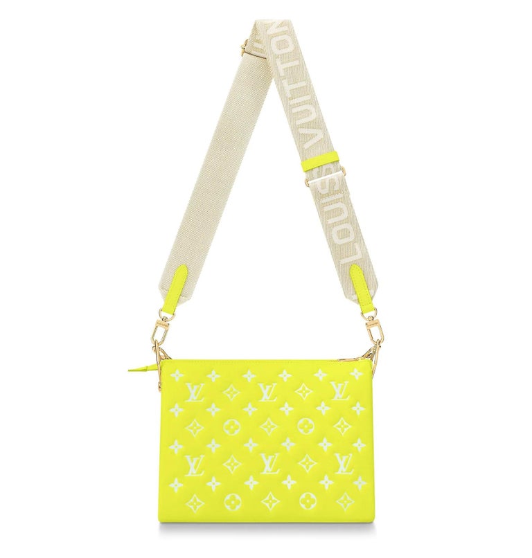 Louis Vuitton Neon Yellow Monogram Calfskin Coussin PM Bag at 1stDibs  louis  vuitton neon yellow bag, louis vuitton yellow bag, louis vuitton neon bag