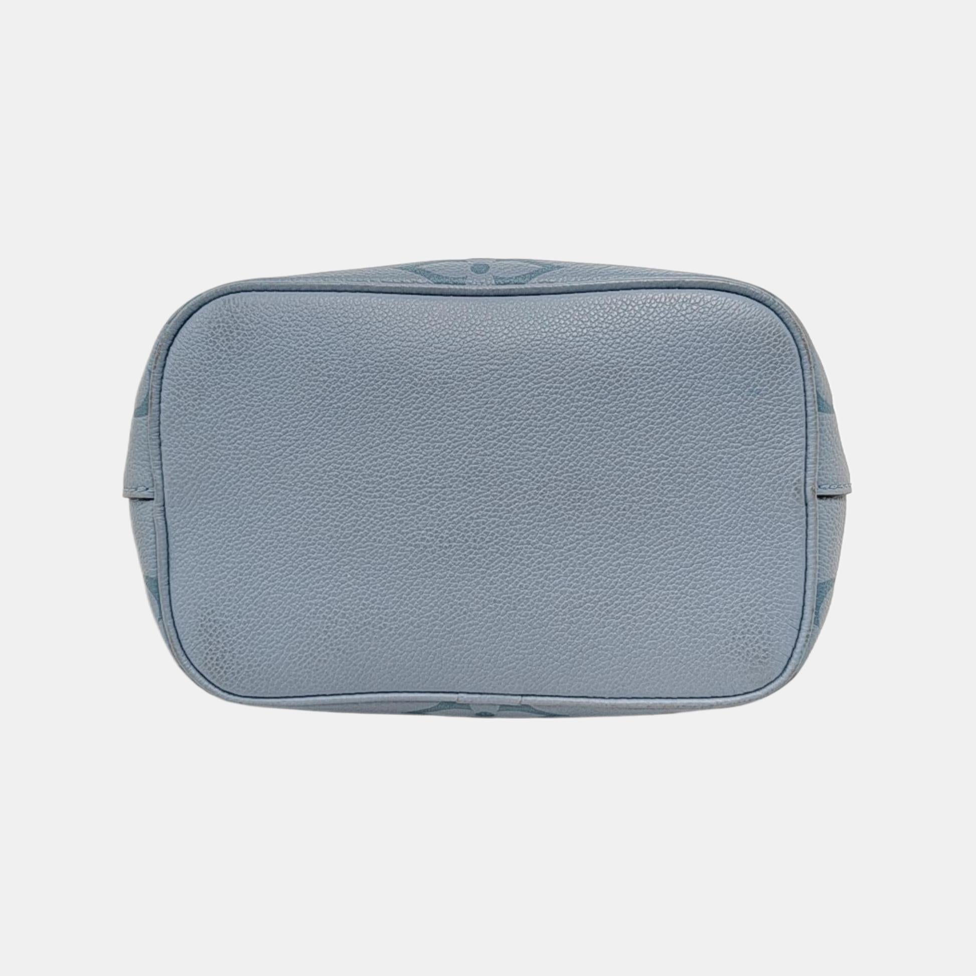 Women's Louis Vuitton Néonéo BB Giant Monogram Blue Leather