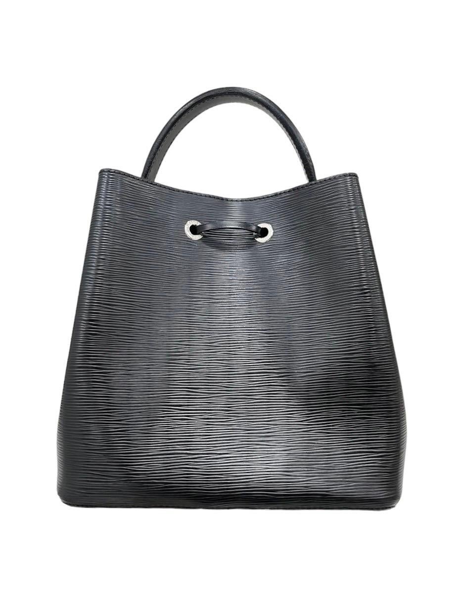 Women's Louis Vuitton NèoNoè Black Epi Leather Top Shoulder Bag