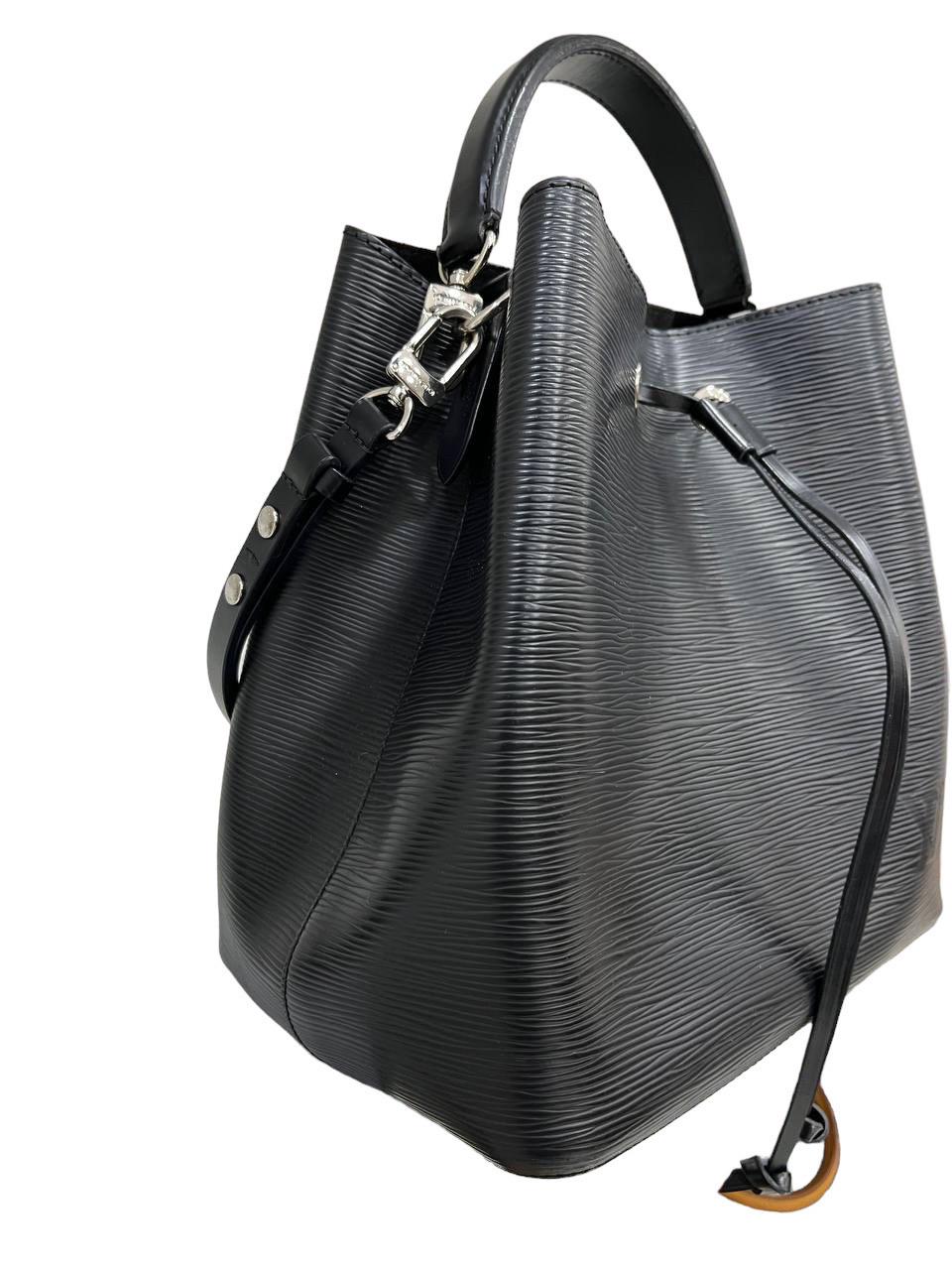 Louis Vuitton NèoNoè Black Epi Leather Top Shoulder Bag 1