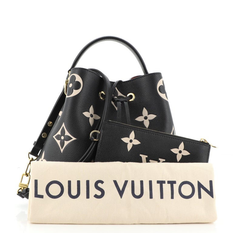 Louis Vuitton NeoNoe Handbag Bicolor Monogram Empreinte Giant MM at 1stDibs   louis vuitton empreinte, louis vuitton neonoe bicolor, louis vuitton  neonoe celebrity
