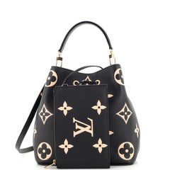 Louis Vuitton NeoNoe Handbag Bicolor Monogram Empreinte Giant MM