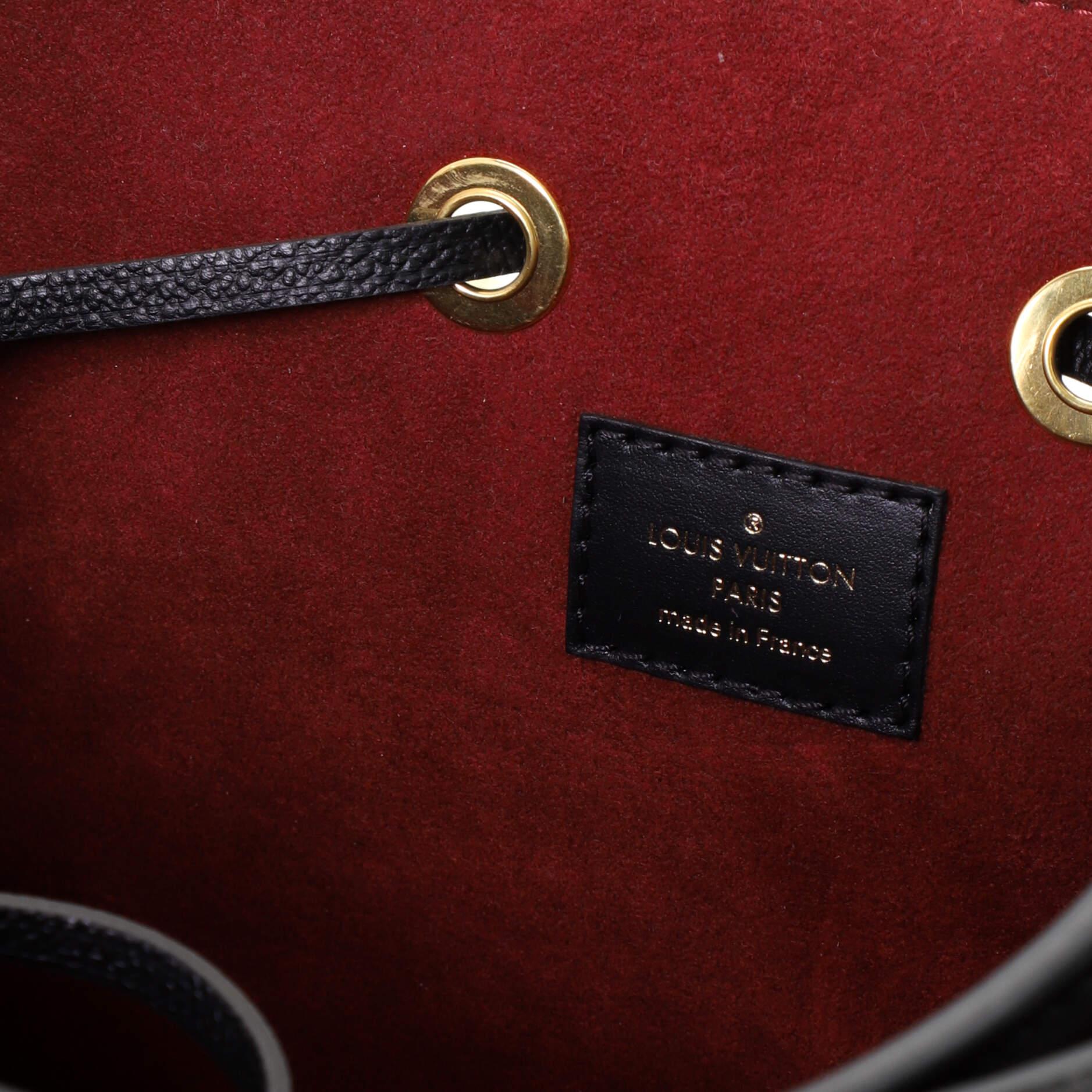 Louis Vuitton NeoNoe Handbag Bicolor Monogram Empreinte Giant MM 3