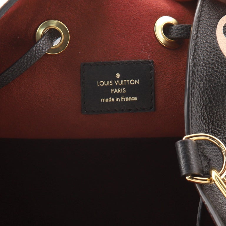 Louis Vuitton NeoNoe Handbag Bicolor Monogram Empreinte Giant MM Neutral  217940170