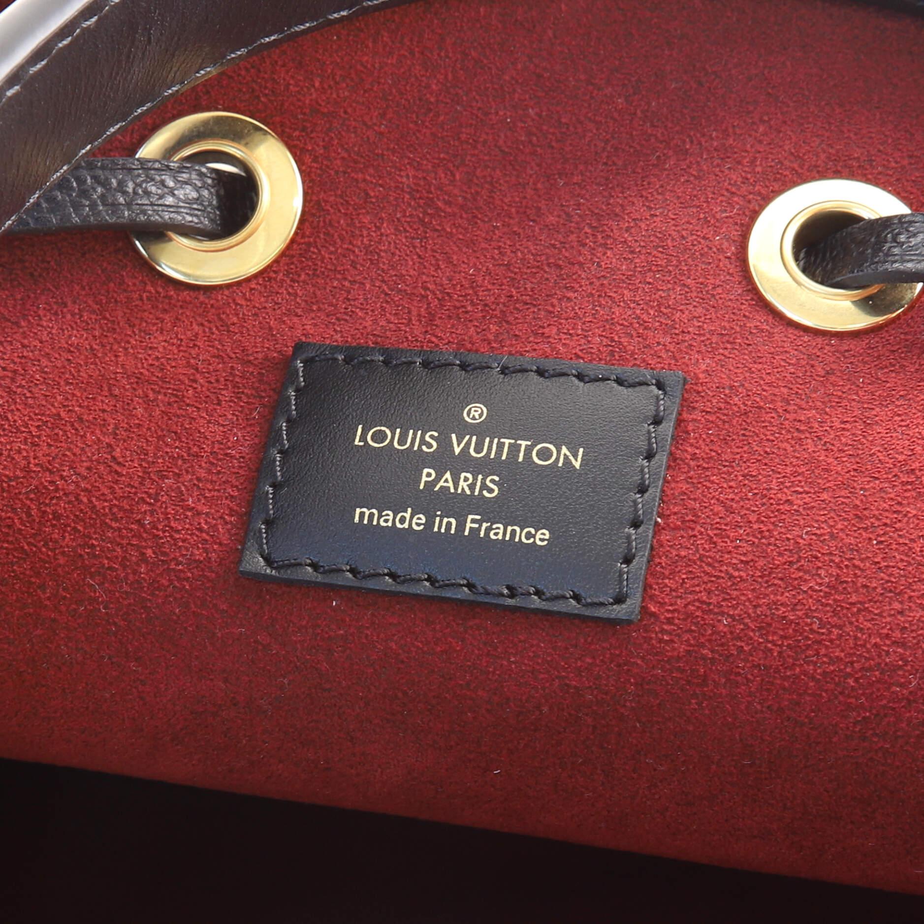 Women's or Men's Louis Vuitton NeoNoe Handbag Bicolor Monogram Empreinte Giant MM