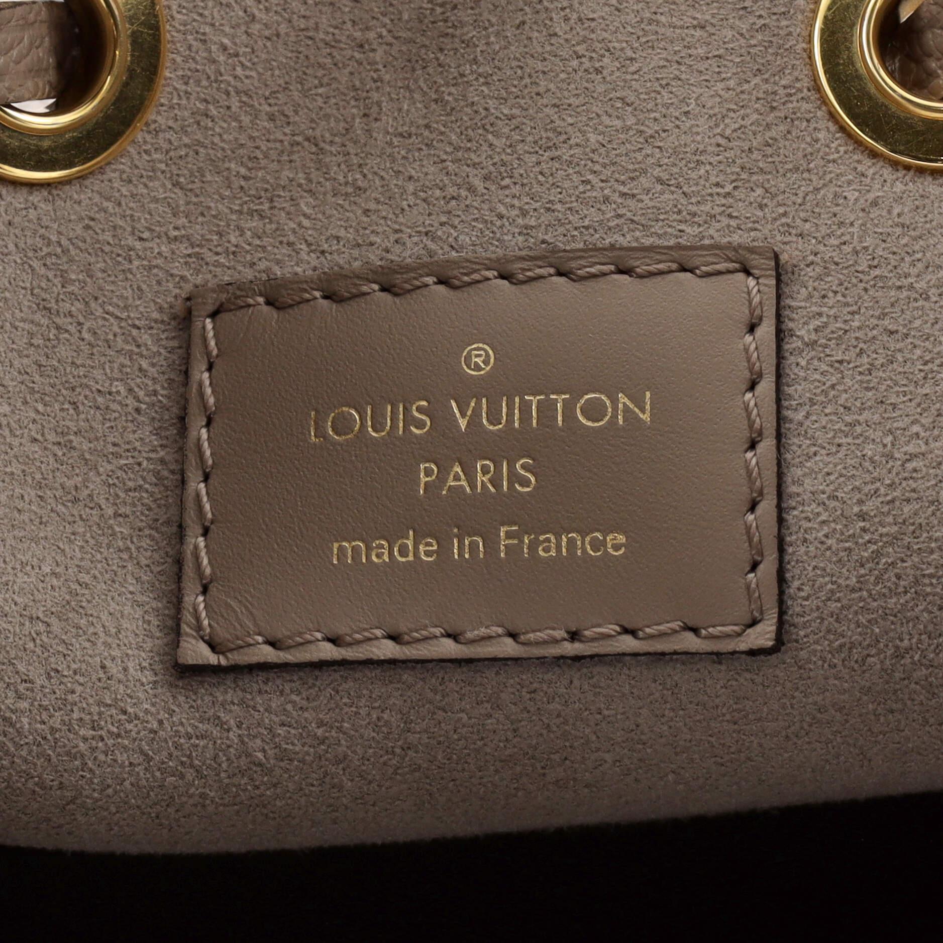 Louis Vuitton NeoNoe Handbag Bicolor Monogram Empreinte Giant MM 4