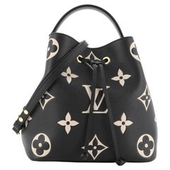 Louis Vuitton Louis Vuitton NeoNoe Handtasche Bicolor Monogramm Empreinte Riesen MM