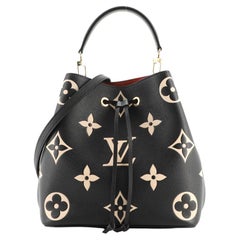 Louis Vuitton Torterelle/Cream Monogram Empreinte Leather NeoNoe MM Bag Louis  Vuitton