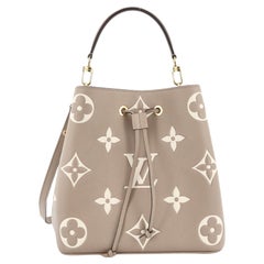 Louis Vuitton NeoNoe Handbag Bicolor Monogram Empreinte Giant MM