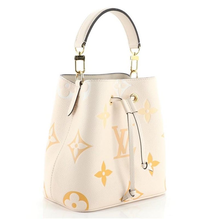 Louis Vuitton Blanche Handbag Monogram Empreinte Leather BB at 1stDibs