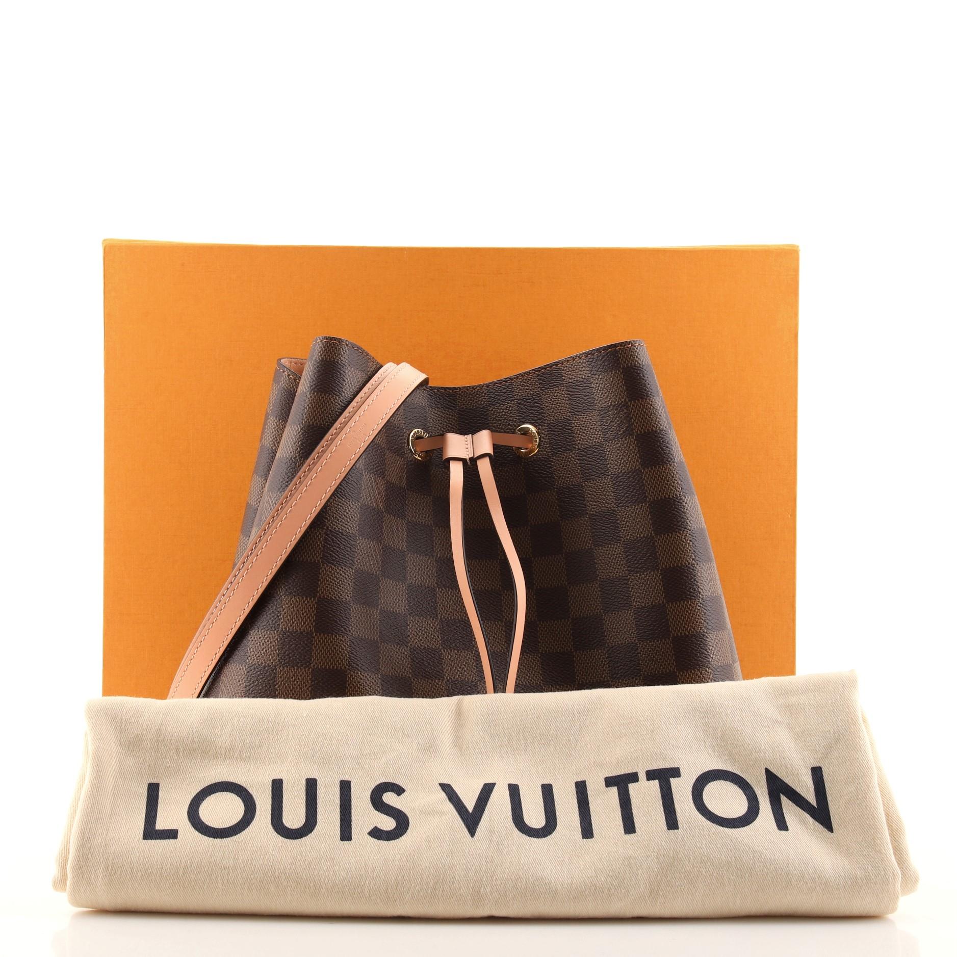 Louis Vuitton Damier Ebene Neonoe MM Venus Pink - A World Of Goods