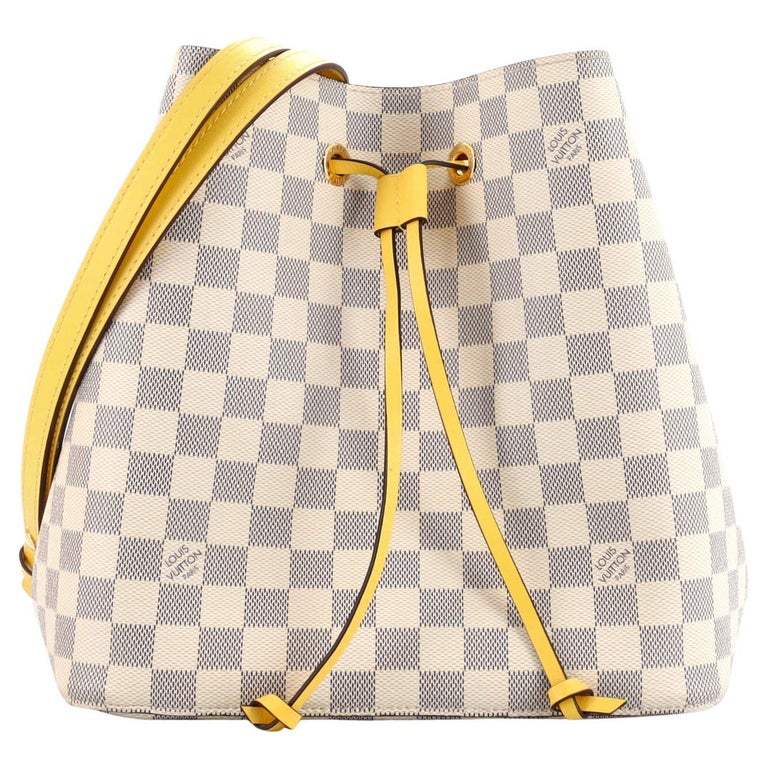 Authentic Louis Vuitton LV Neonoe Damier Azur Canvas Eau de Rose Bucket Bag,  Luxury, Bags & Wallets on Carousell