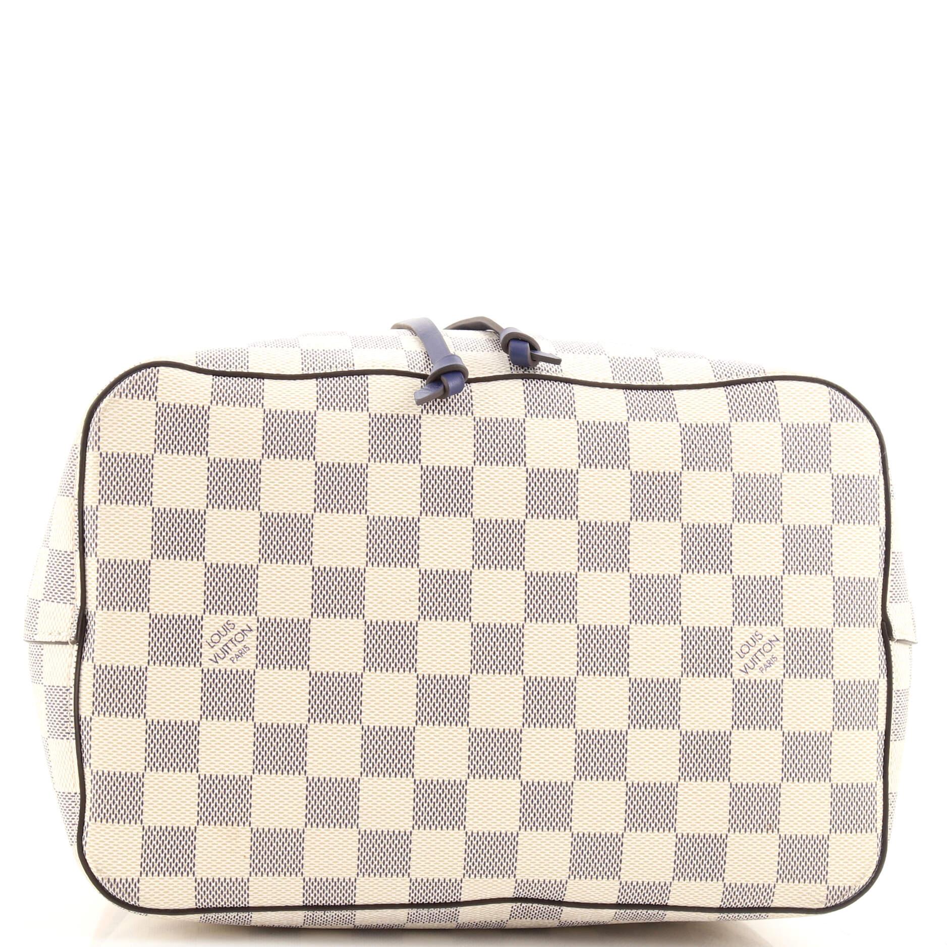 Women's Louis Vuitton NeoNoe Handbag Damier with Braided Detail MM