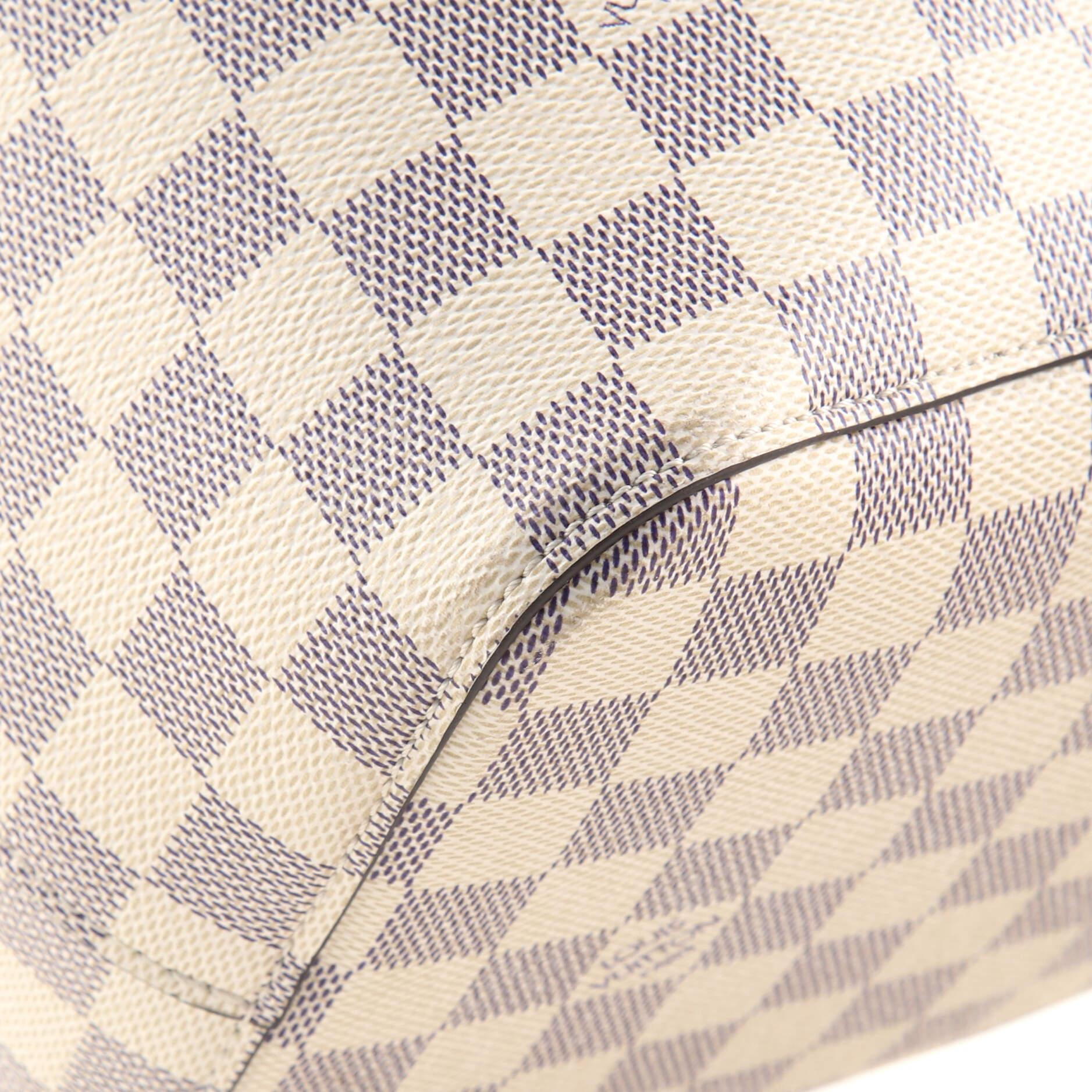 Louis Vuitton NeoNoe Handbag Damier with Braided Detail MM 3
