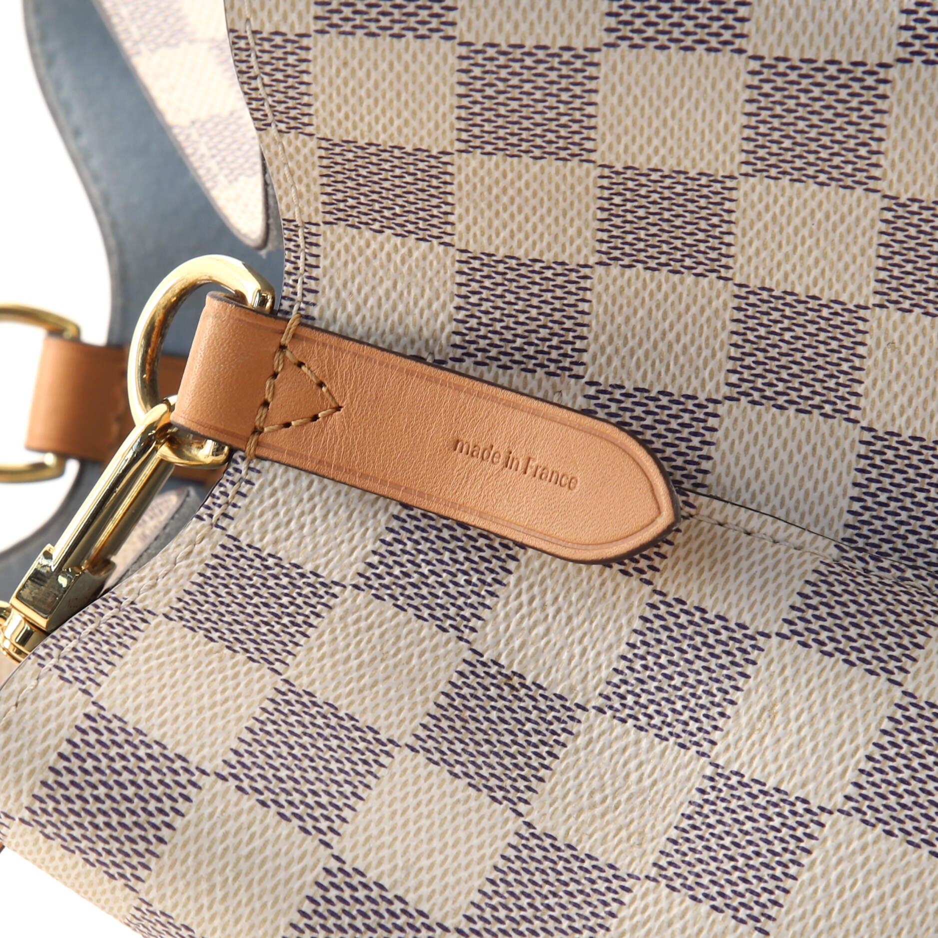Louis Vuitton NeoNoe Handbag Damier with Braided Detail MM 4