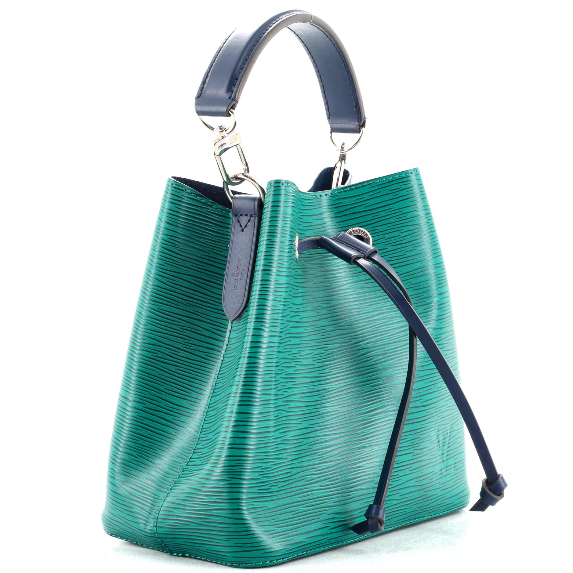 Blue Louis Vuitton NeoNoe Handbag Epi Leather BB