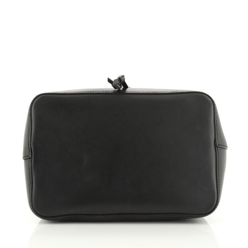 Black Louis Vuitton NeoNoe Handbag Epi Leather