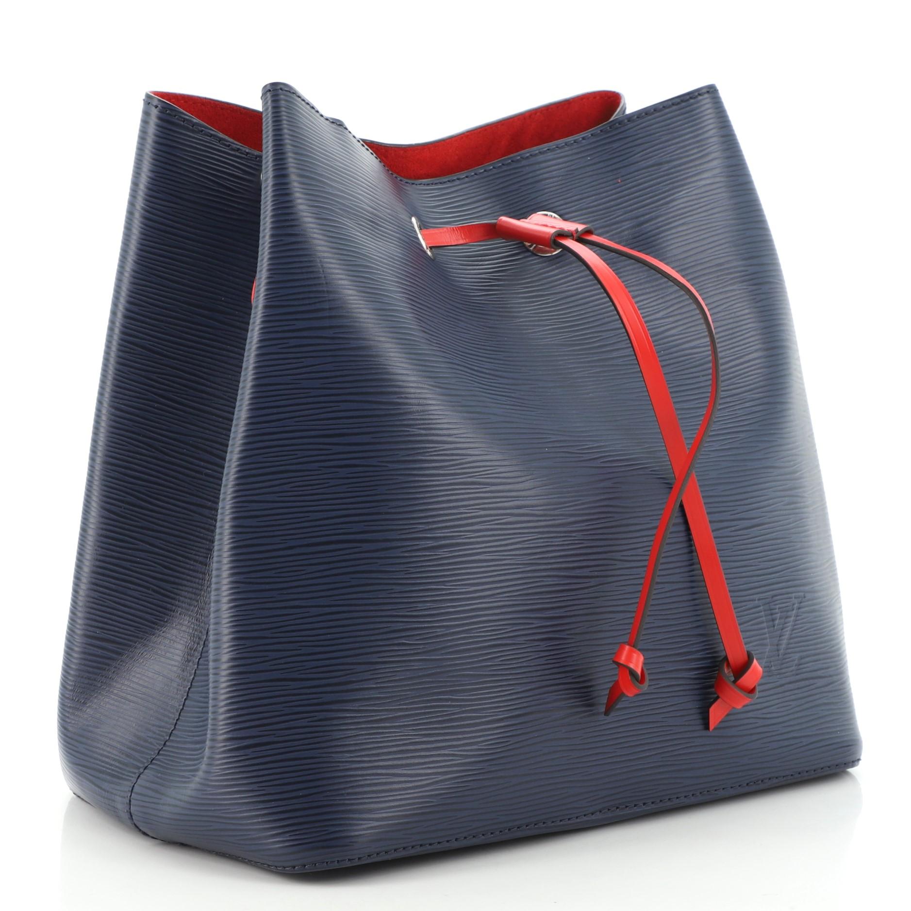 Louis Vuitton NeoNoe Handtasche Epi Leder MM (Grau)