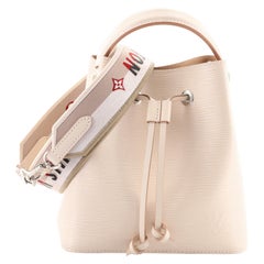 Louis Vuitton NeoNoe Handbag Epi Leather with Logo Jacquard Strap BB
