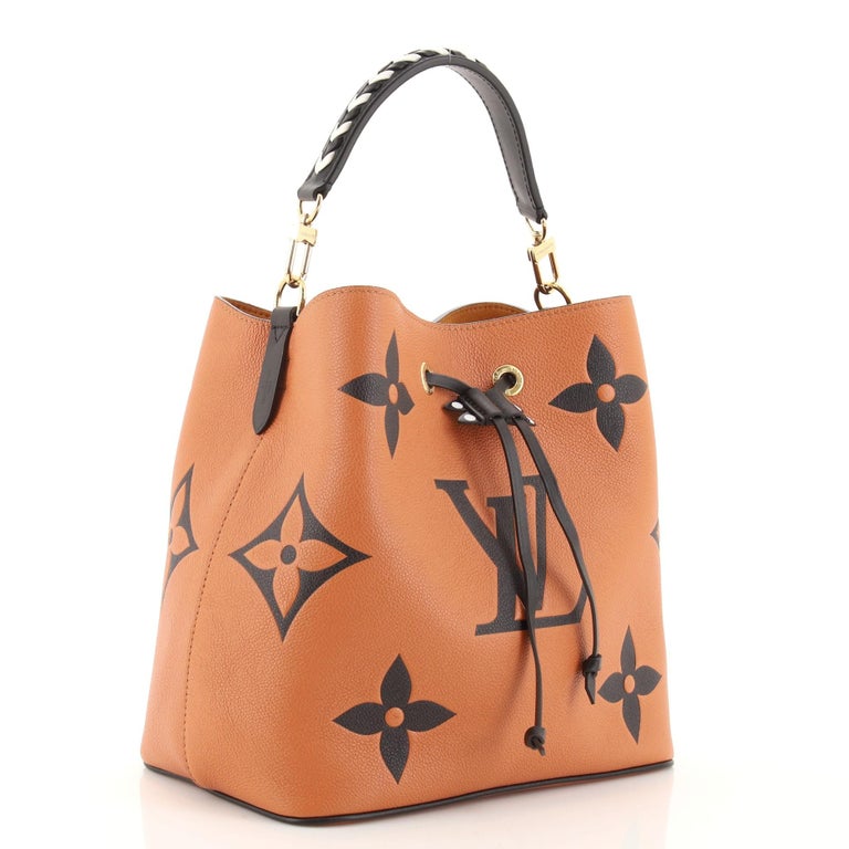 Louis Vuitton NeoNoe Handbag Limited Edition Crafty Monogram Empreinte  Giant MM Orange 2263501
