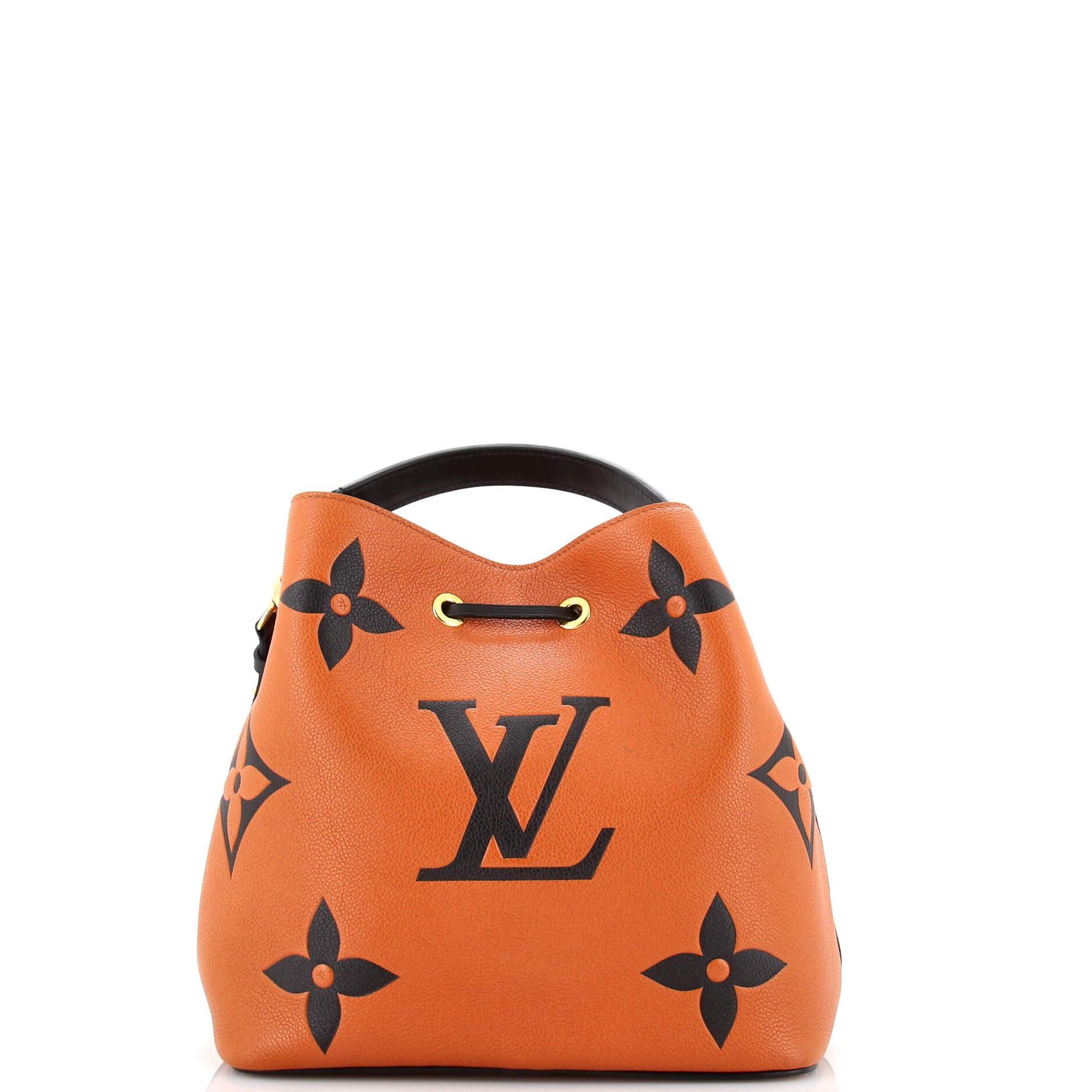 Women's Louis Vuitton NeoNoe Handbag Limited Edition Crafty Monogram Empreinte Giant MM