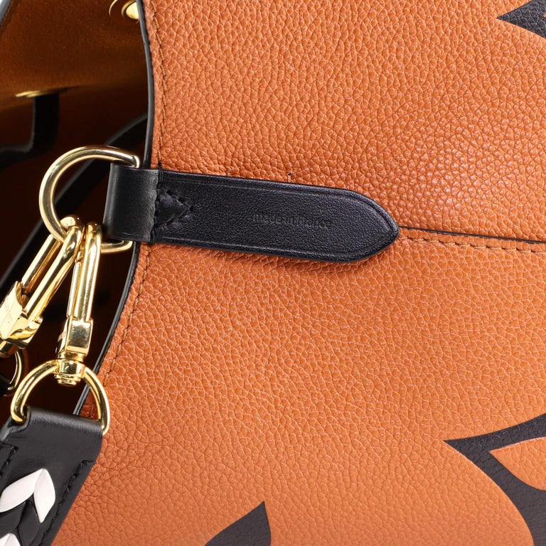 Louis Vuitton NeoNoe Handbag Limited Edition Crafty Monogram Empreinte  Giant MM Orange 2263501