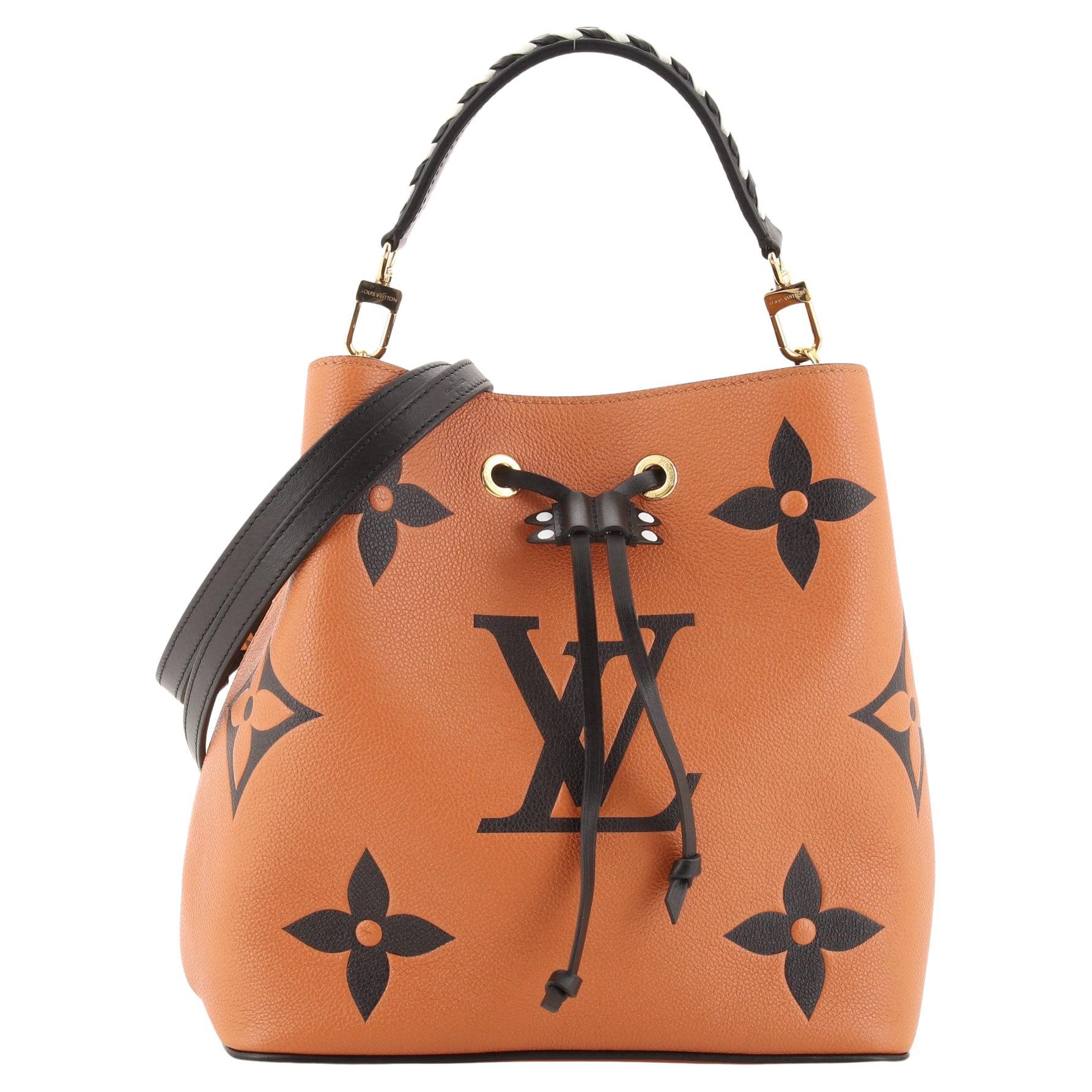 Louis Vuitton NeoNoe Handbag Limited Edition Crafty Monogram Empreinte  Giant MM at 1stDibs