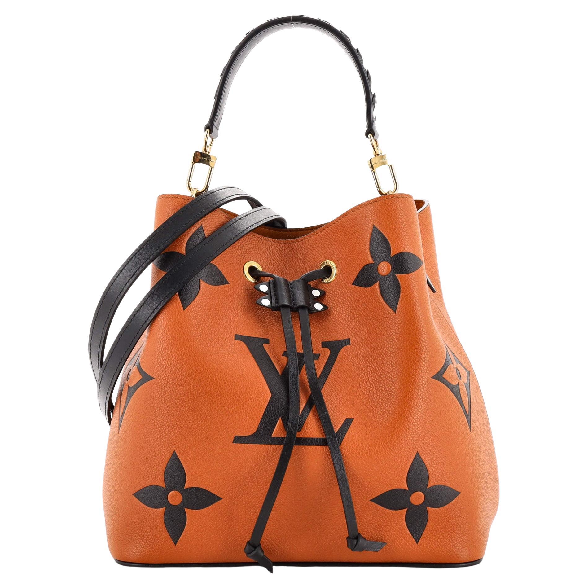 Louis Vuitton NeoNoe Handbag Limited Edition Crafty Monogram Empreinte Giant MM