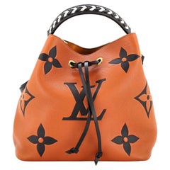 Louis Vuitton NeoNoe Handbag Limited Edition Crafty Monogram Empreinte Giant MM