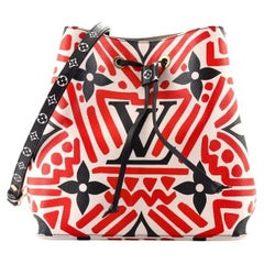 Louis Vuitton Black Multicolore Bucket Bag & Pouch – Dina C's Fab