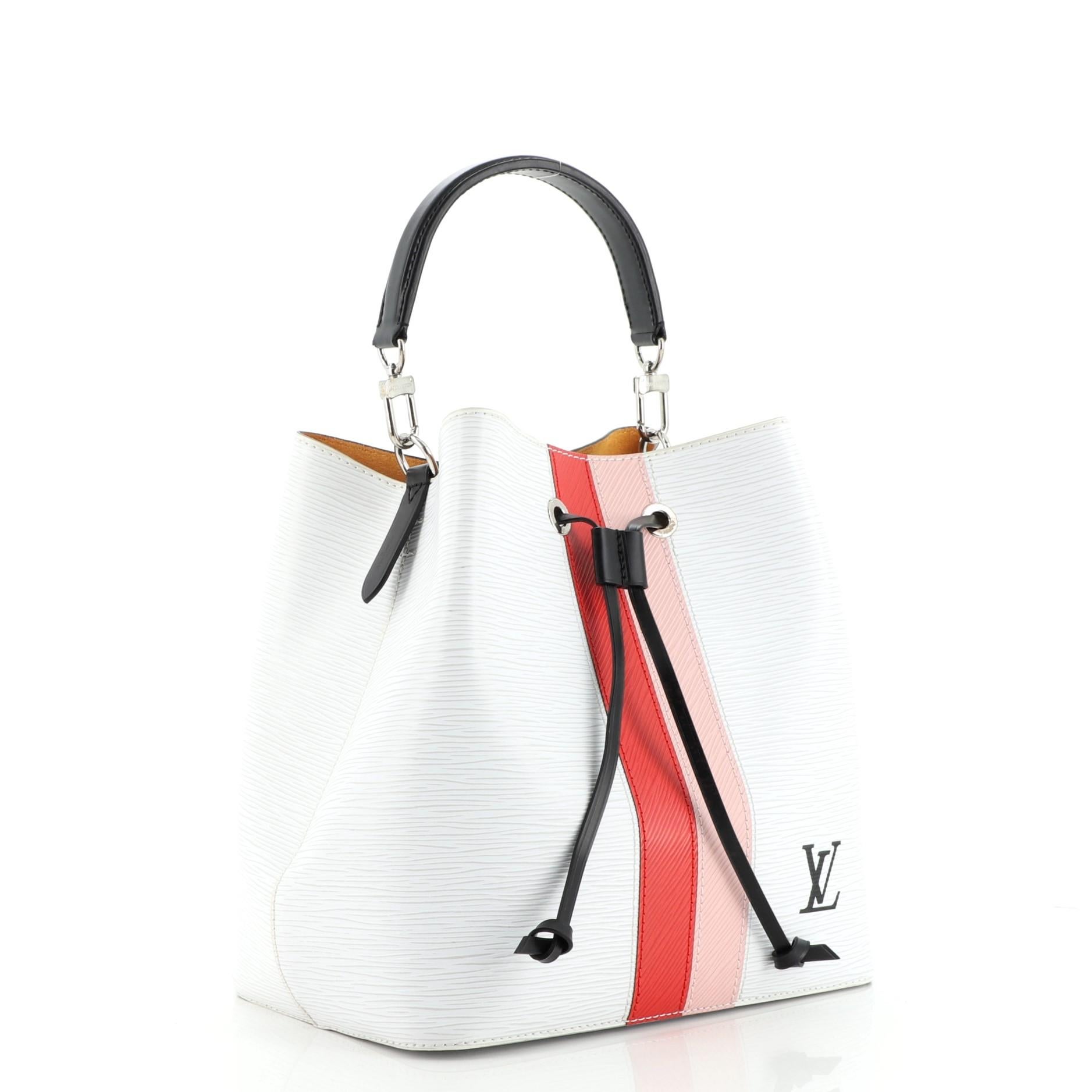 Louis Vuitton NeoNoe Handtasche Limited Edition Epi Streifen (Grau)