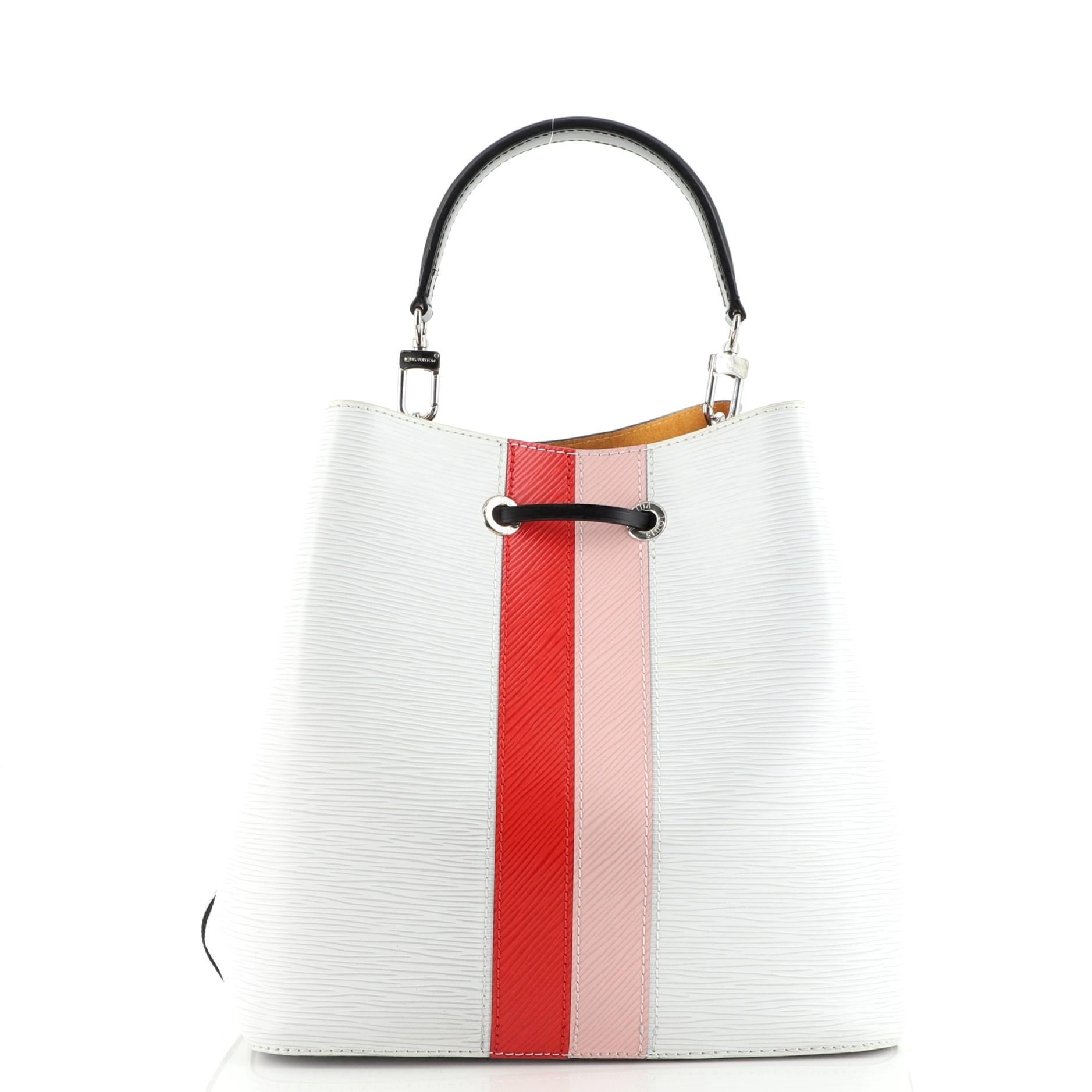 Louis Vuitton NeoNoe Handtasche Limited Edition Epi Streifen im Zustand „Gut“ in NY, NY