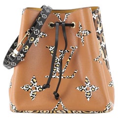 Used B/Standard] LOUIS VUITTON Jungle Dot Neverfull MM Women's Tote Bag  with Pouch M4197920418603