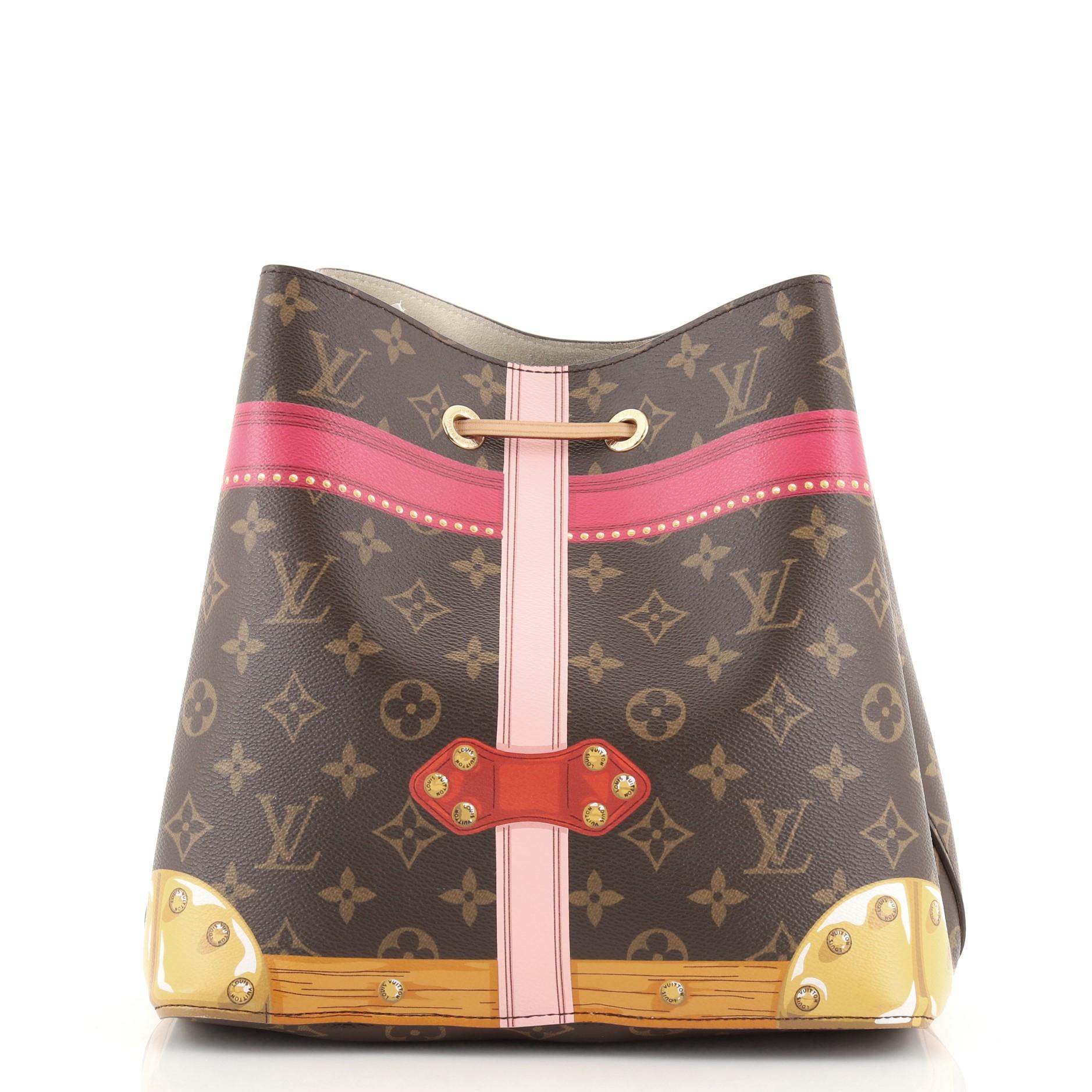 Louis Vuitton NeoNoe Handbag Limited Edition Summer Trunks Monogram Canvas In Good Condition In NY, NY