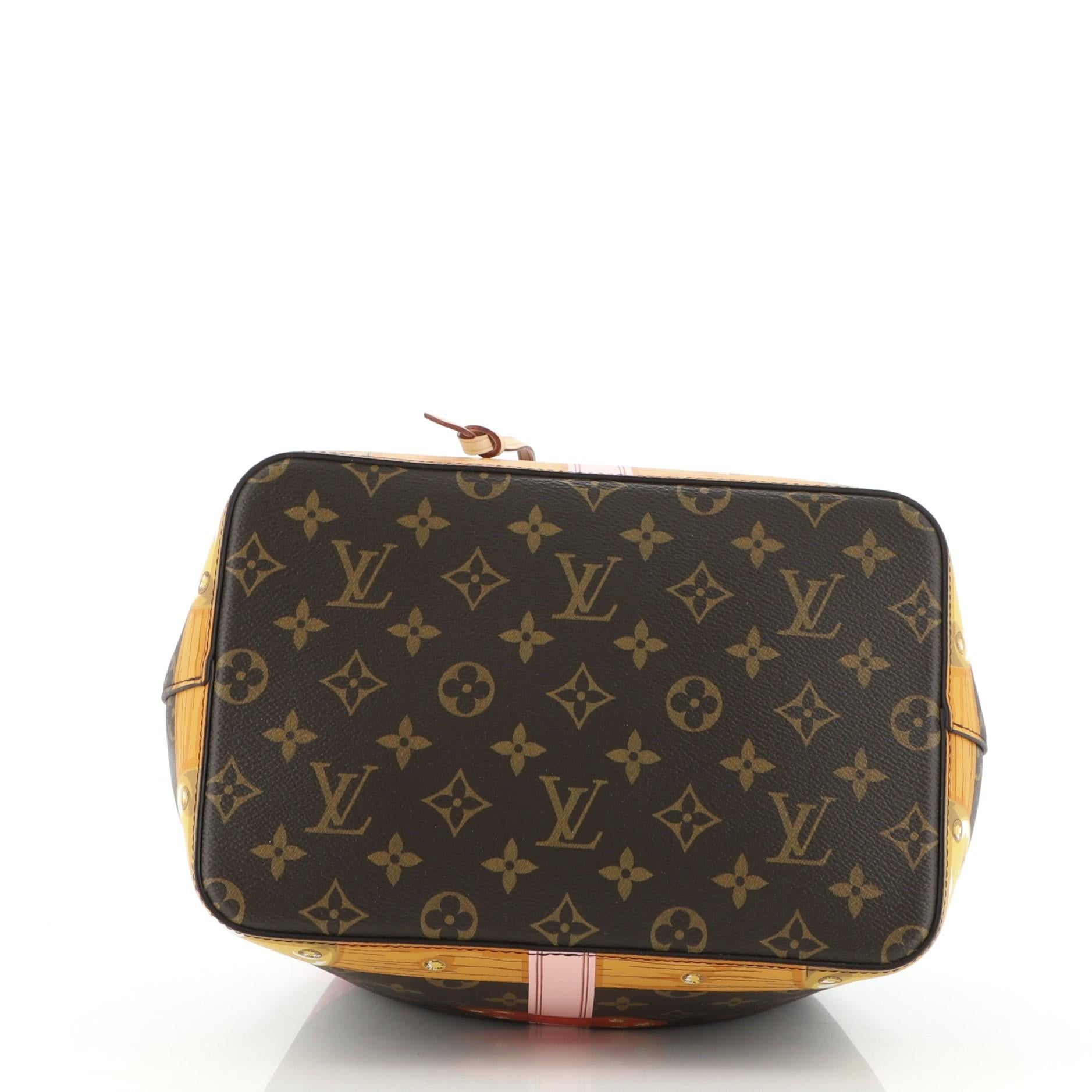 Women's or Men's Louis Vuitton NeoNoe Handbag Limited Edition Summer Trunks Monogram Canvas