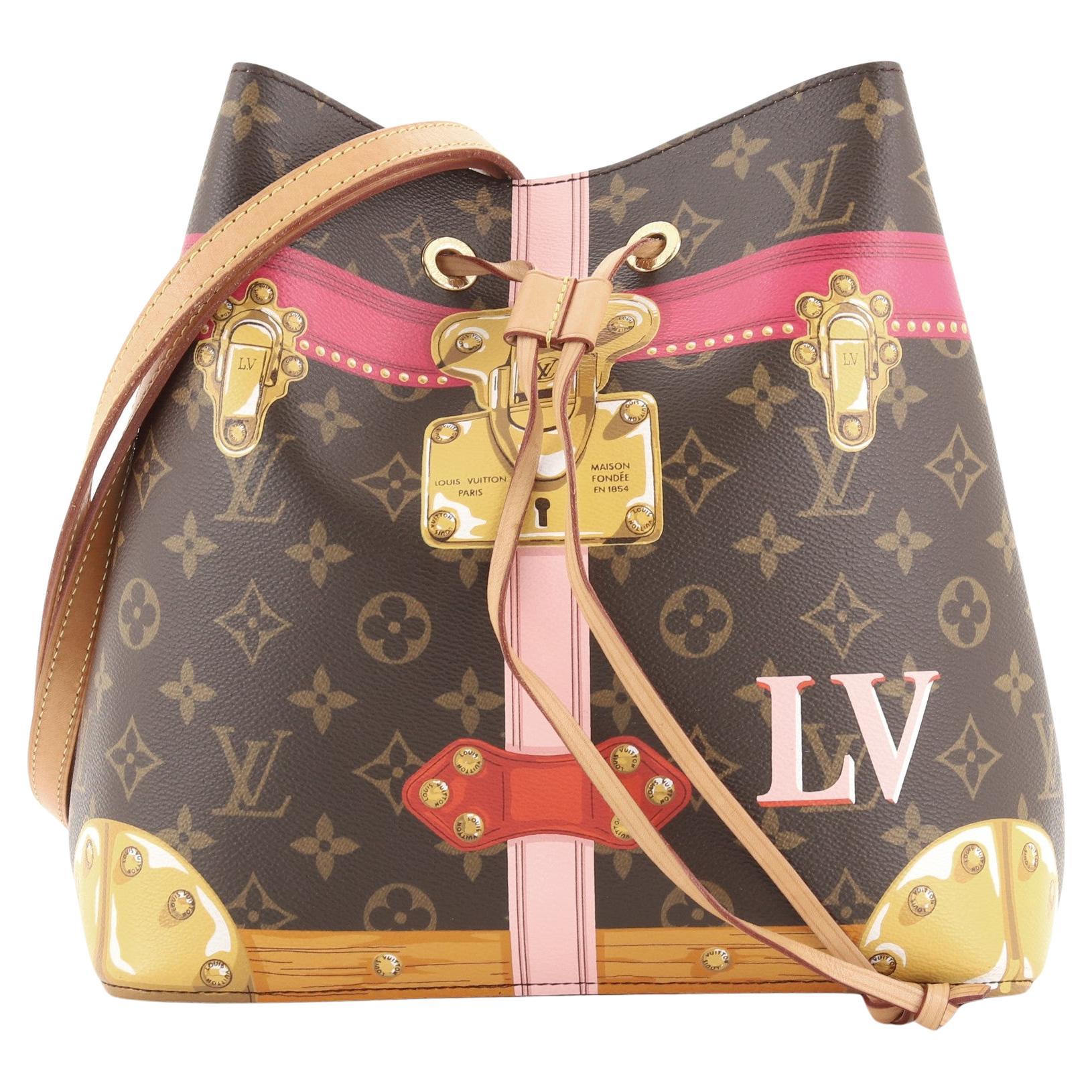 Louis Vuitton NeoNoe Handbag Limited Edition Summer Trunks Monogram Canvas