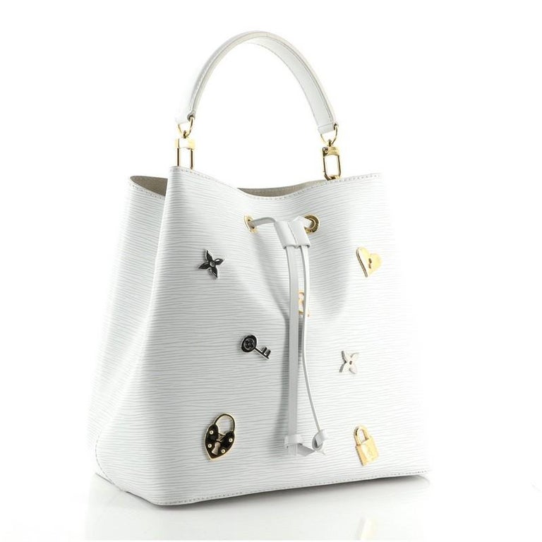 Louis Vuitton Epi Leather Neonoe White m52163 Ganebet Store