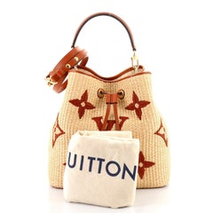 Louis Vuitton NeoNoe Handbag Monogram Raffia